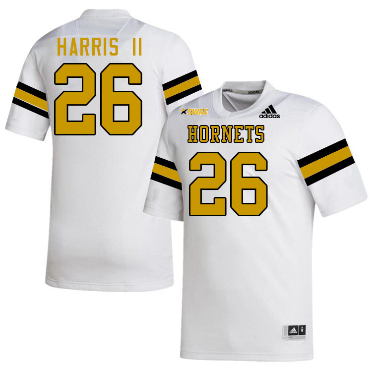 Alabama State Hornets #26 Marcus Harris II College Football Jerseys Stitched Sale-White